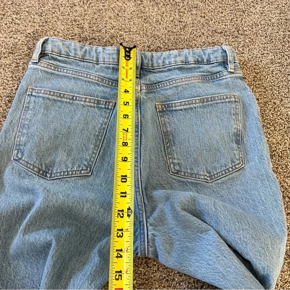 Denim Forum Light Blue Straight Leg Jeans - Picture 10 of 12